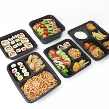 japanese microwave lunch box stainless steel  with compartment kitchen food container meal box paper